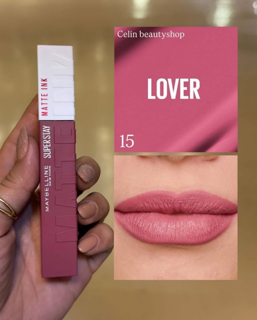 رژلب مایع مات سوپر استی میبلین — تصویر 5