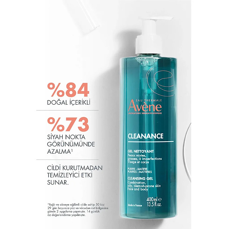 ژل شستشوی اون Avene مدل کلینانس Cleanance پوست چرب و مختلط — تصویر 2