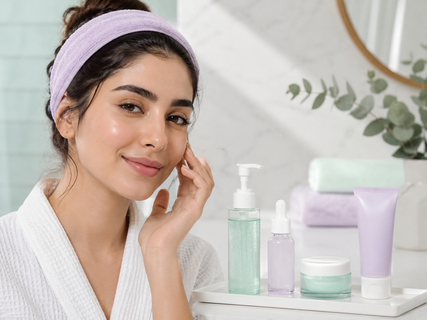 بهترین روتین پوست چرب؛ مراحل صبح و شب برای کنترل چربی و جوش